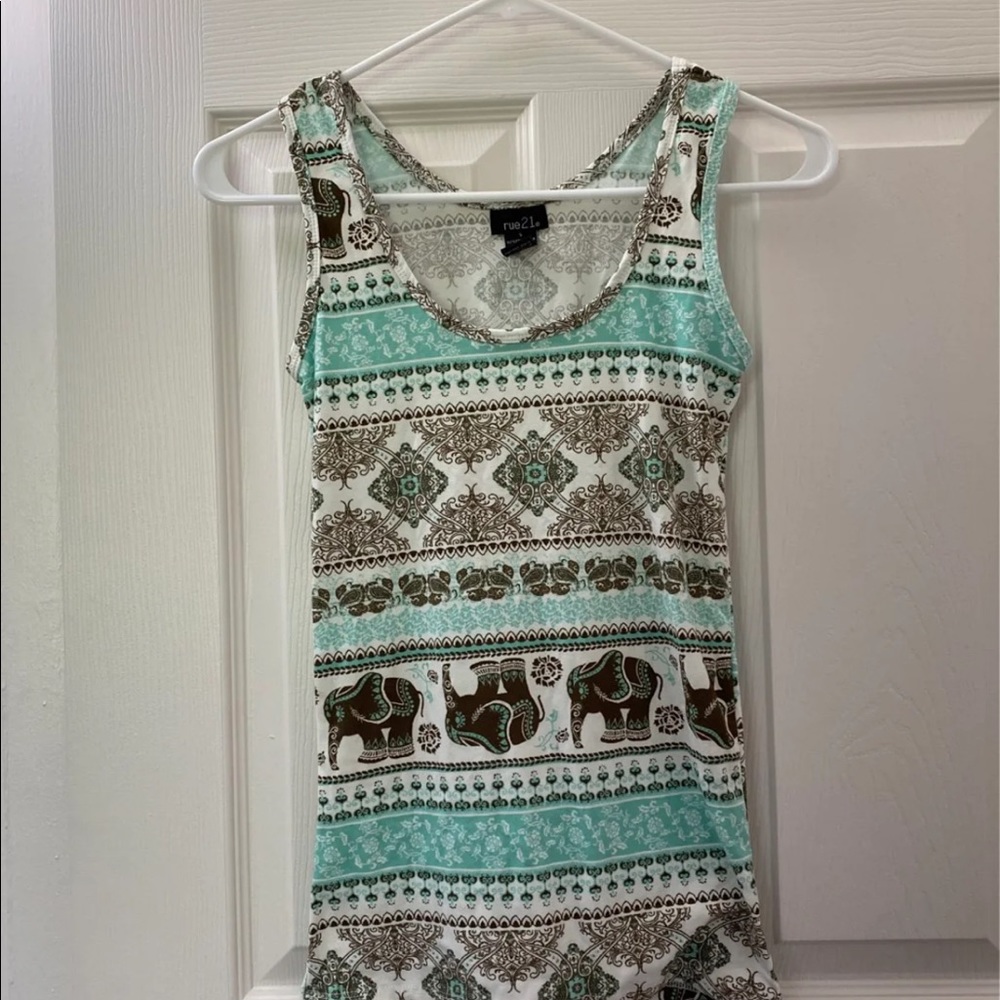 Rue21 Elephant Tank Top